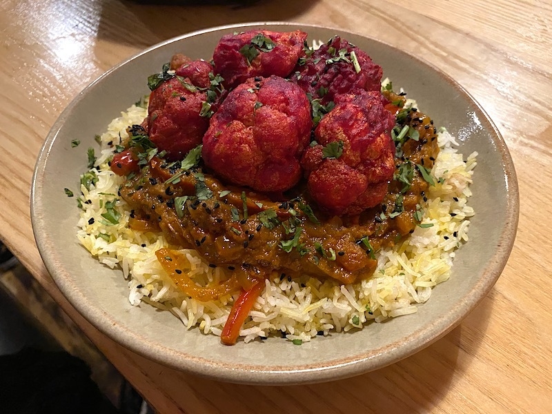 This Charming Naan Manchester Cauliflower Curry And Rice