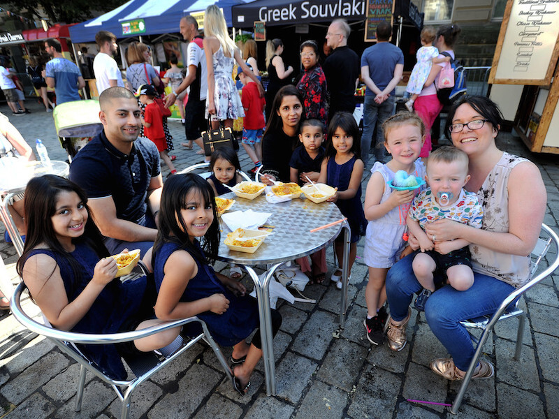 Happy People At Bolton Food Festival