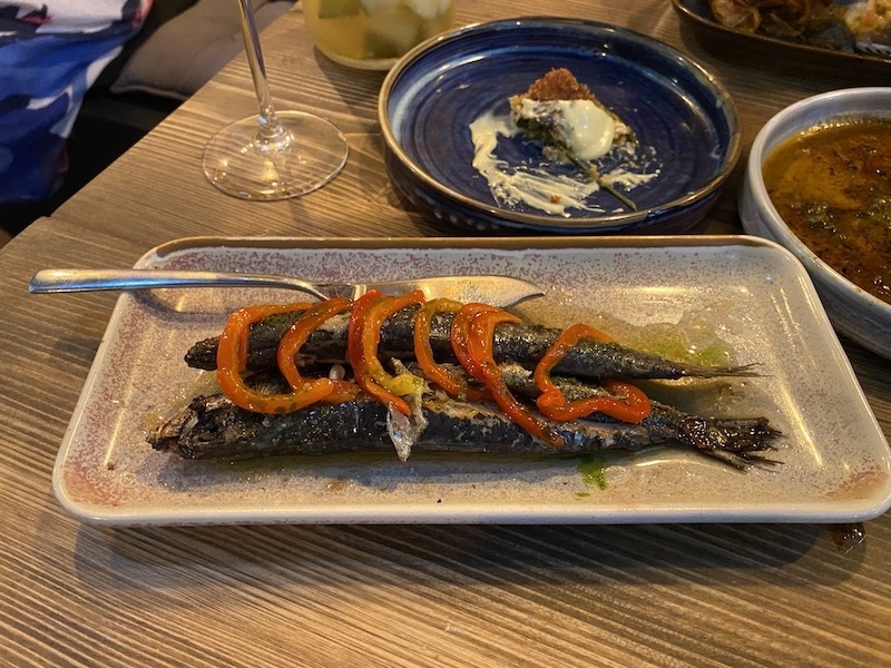 Grilled Sardines At Petisco In Sale Manchester