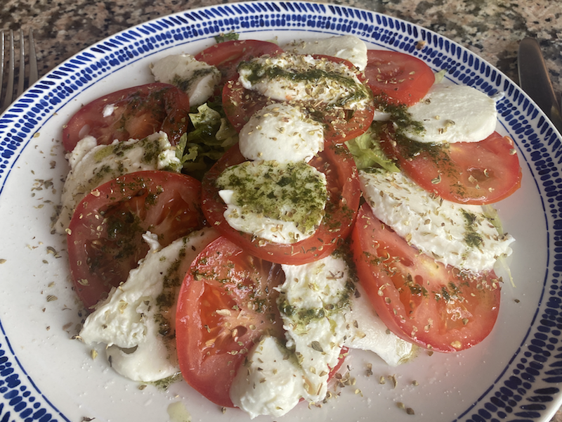Mozarella And Tomato Salad From The Italian In Romiley Best Things To Eat In Manchester September 2022