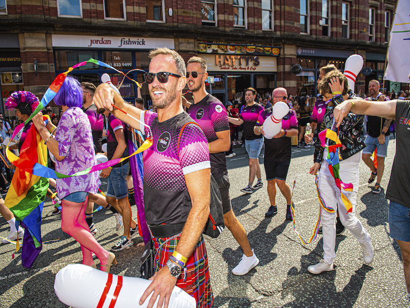 Manchester Pride Parade On Deansgate 2022