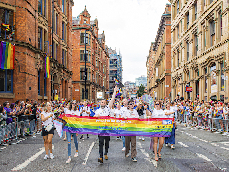 Nhs Pennine Care Float Manchester Pride Parade Princess Street 2022