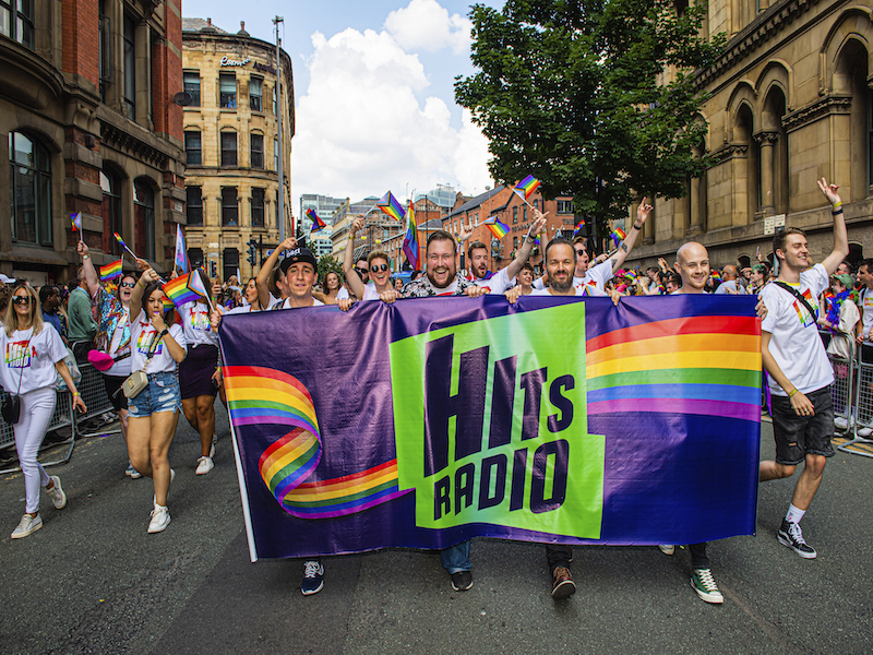 Manchester Hits Radio Pride Parade Princess Street 2022