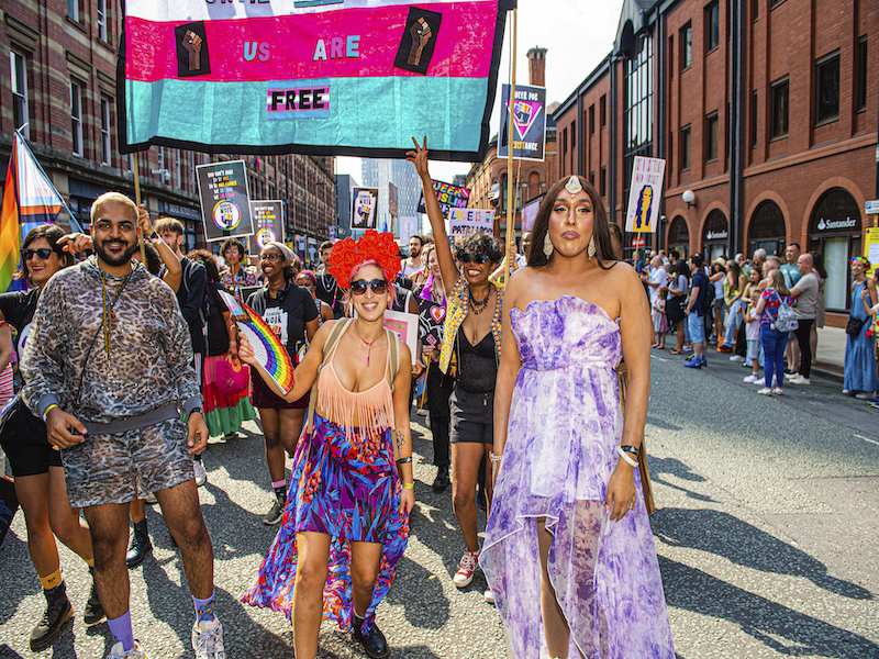 Us Are Free Manchester Pride Parade Deansgate 2022