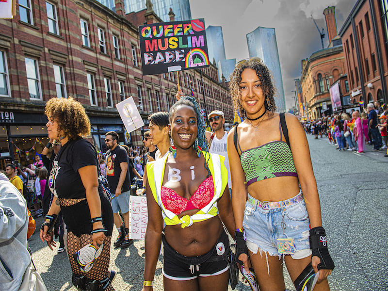 Manchester Pride Crowd From The Deansgate Parade 2022
