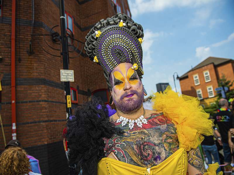 Manchester Pride Parade Drag Performers 2022