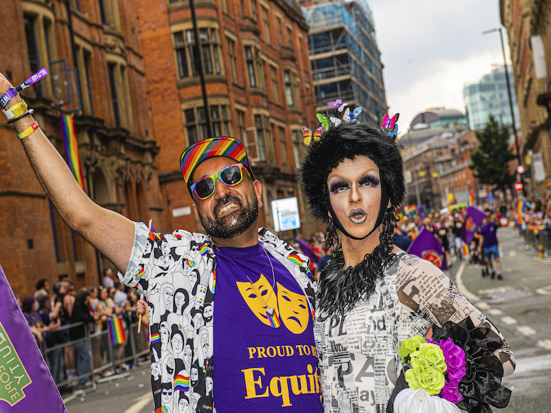 Manchester Pride Parade Princess Street Gay Village 2022
