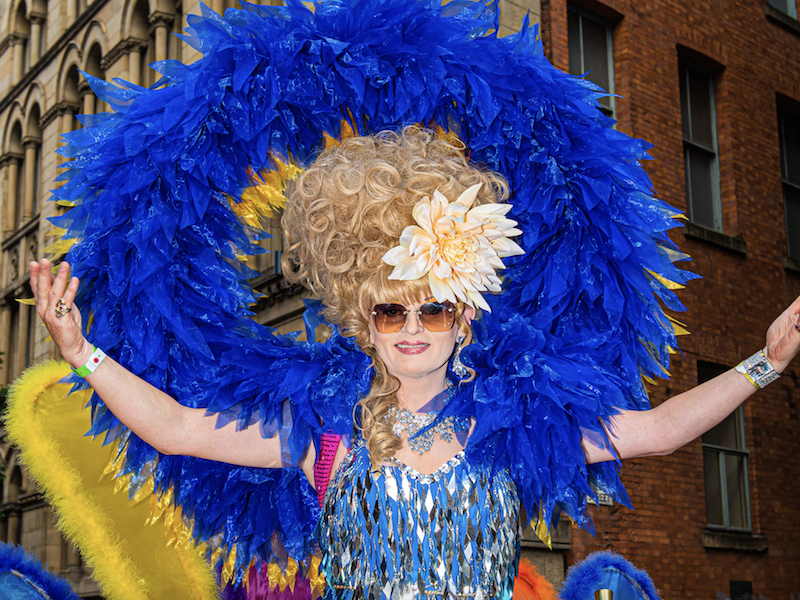 Manchester Pride Street Performer Peace Parade 2022