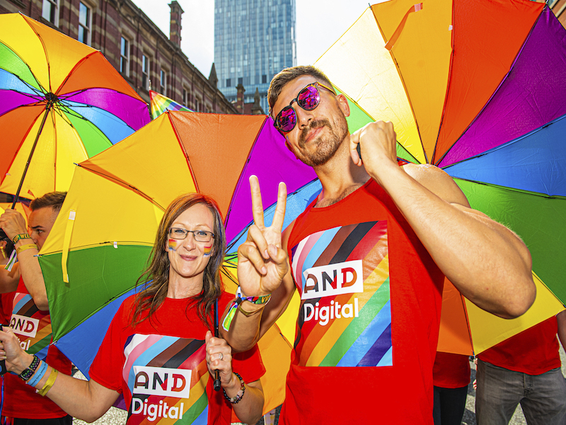 Manchester Pride Parade Rainbow Performers 2022