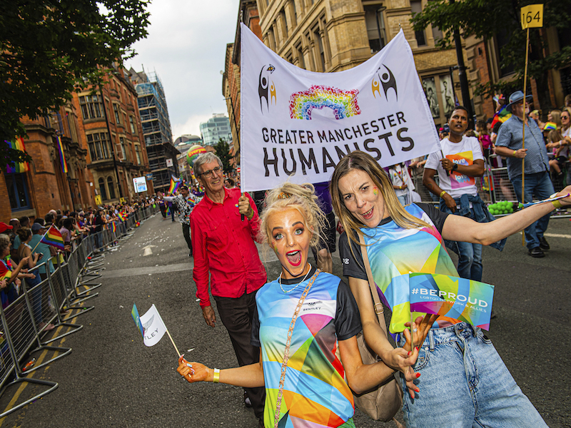 Greater Manchester Humanists Manchester Pride Parade 2022
