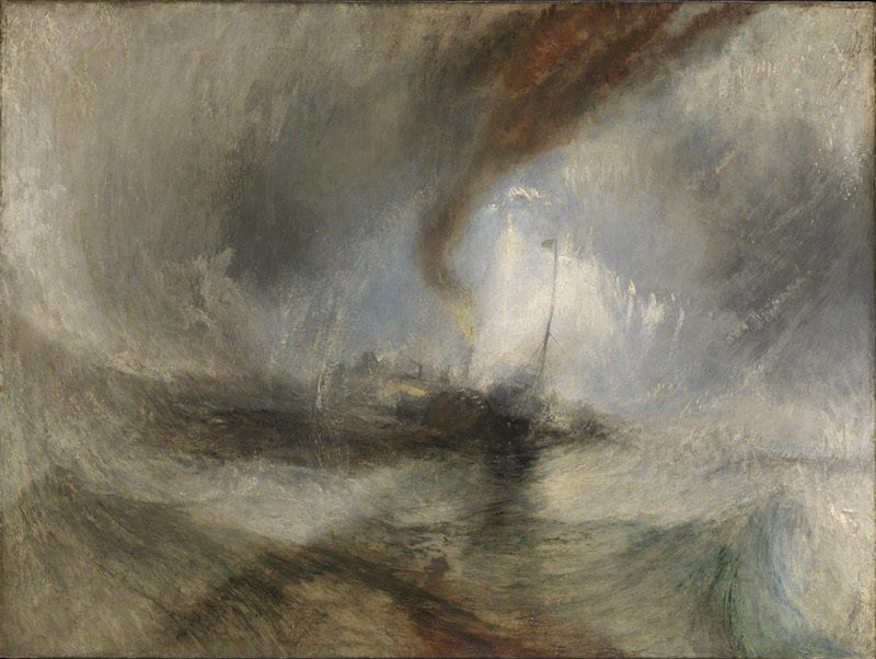 Turner Tate Liverpool Snow Storm Steam Boat Off A Harbours Mouth Exhibited