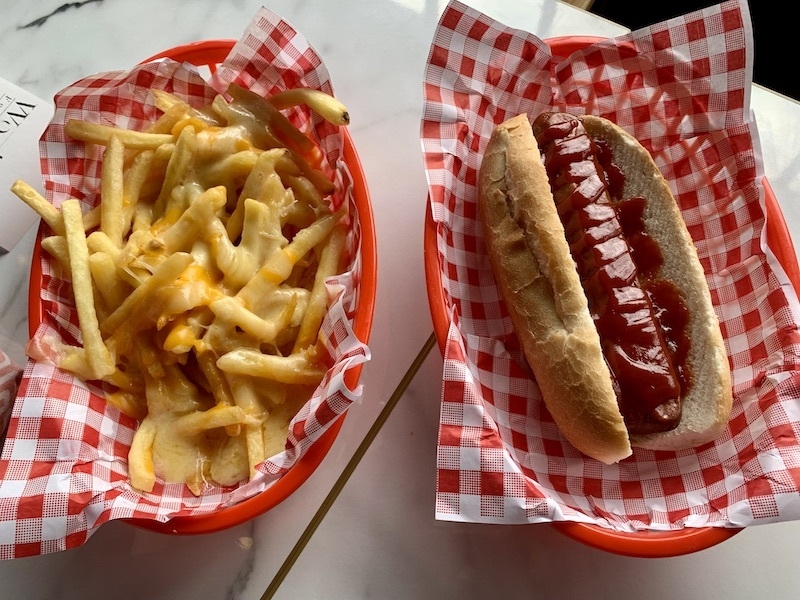 Woodside Ferry Village Birkenhead Food Hall Scoobys Hot Dog Loaded Fries