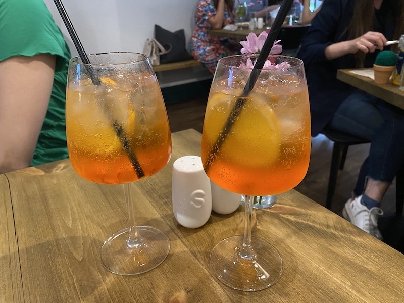 Aperol Spritz Ornellas Pasta Kitchen Denton Review 2022