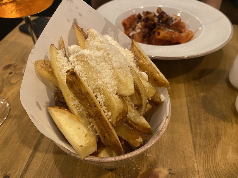 Truffle And Parmesan Chips From Ornellas Pasta Kitchen Denton Review 2022