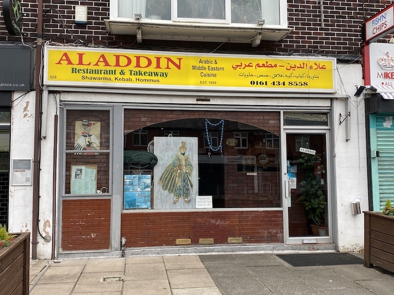 Aladdin Restaurant In Withington Manchester