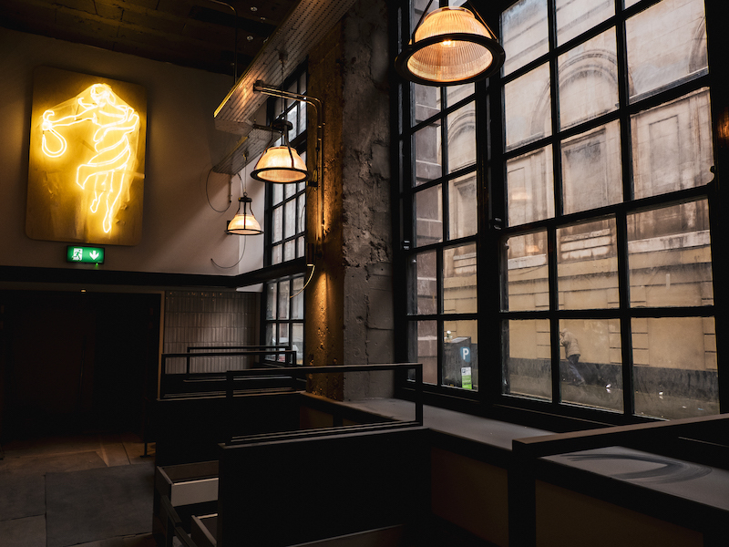 Interior Of Exhibition Foodhall In Manchester