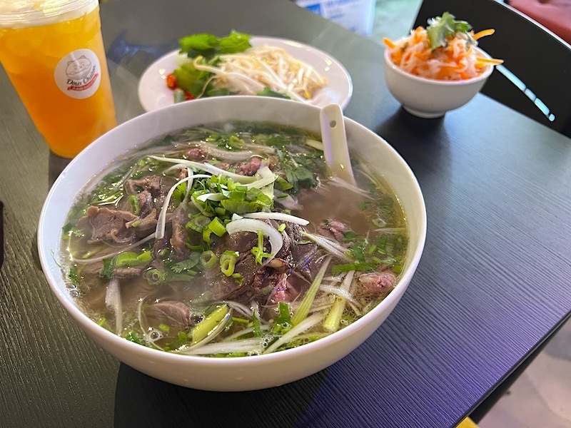 Small Bowl Of Pho At Doux Chaton Vietnamese Cafe Liverpool