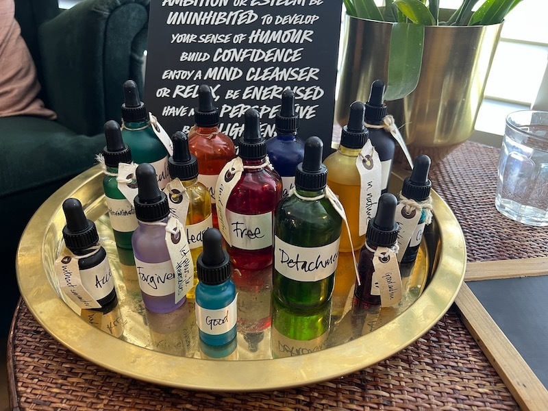 Little Bottles Of Essential Oil Blends At At Lush Liverpool Spa