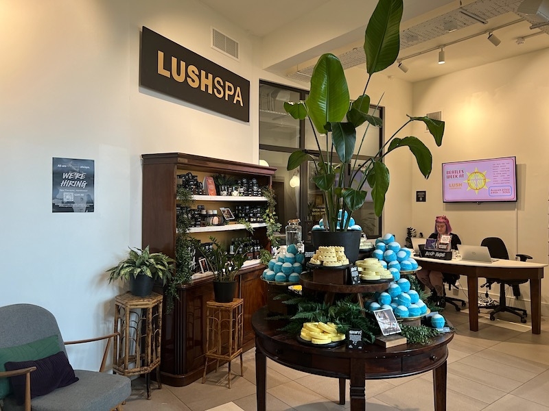 The Reception Area At Lush Liverpool