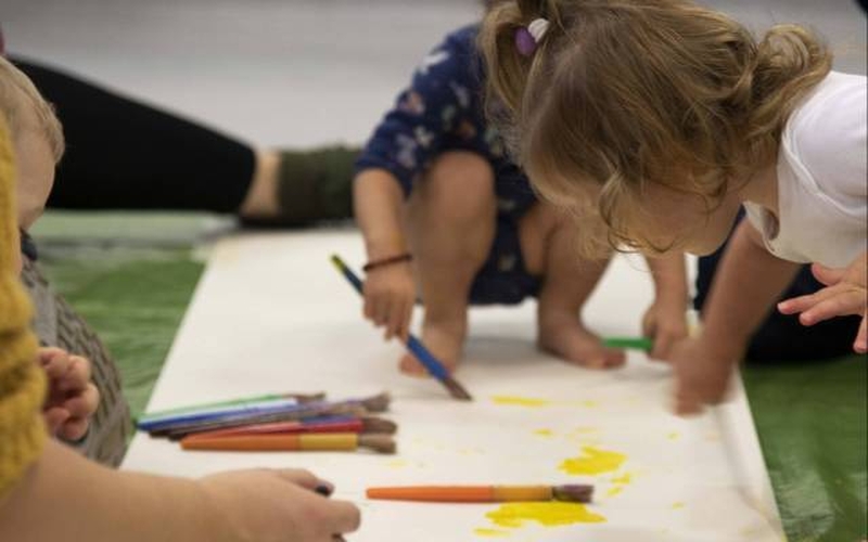 Little Creatives Small Children Painting And Drawing Credit The Lowry