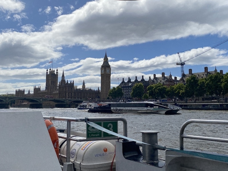 Big Ben And The Houses Of Parliament London Thames Clipper 2022
