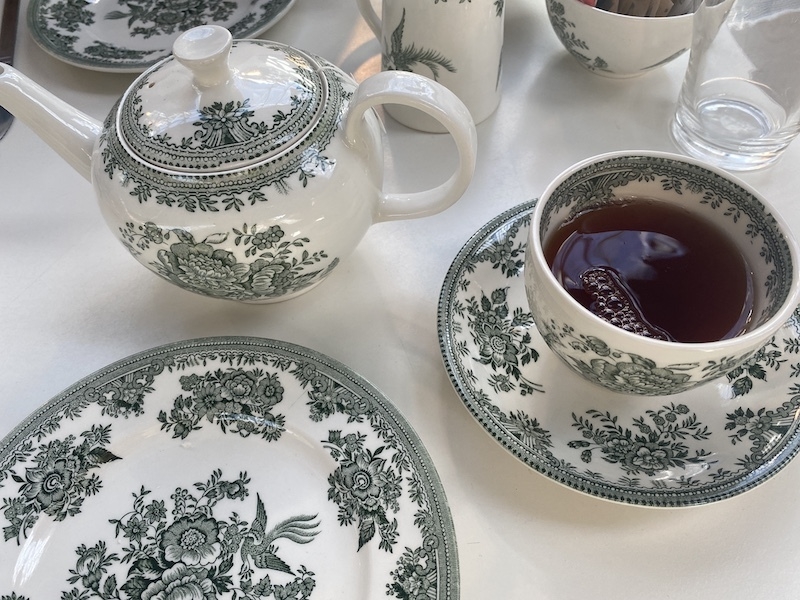 China At Afternoon Tea At Cutty Sark In Greenwich