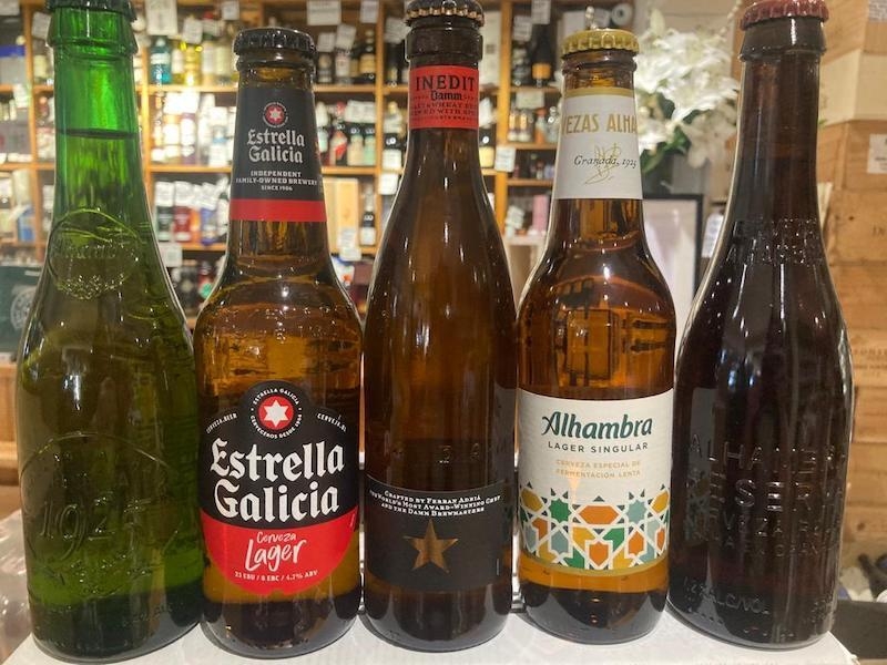 Spanish Beers At Carringtons In Chorlton In Manchester