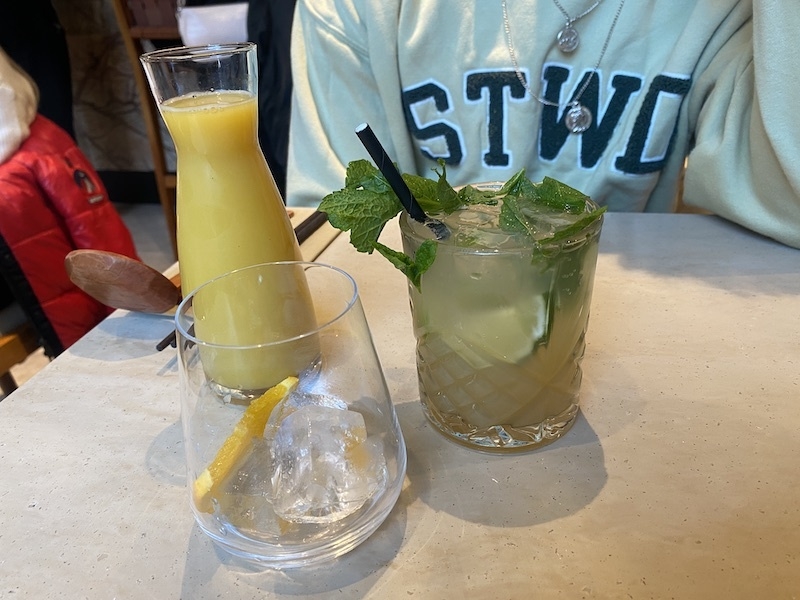 Orange Juice And An Apple Mo Jito From Mule Ancoats Blossom Street Review 2022