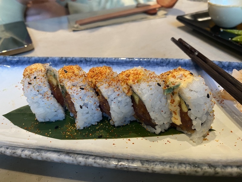 Spicy Tuna Roll From Lucky Ramen At Mule Ancoats Blossom Street Review 2022