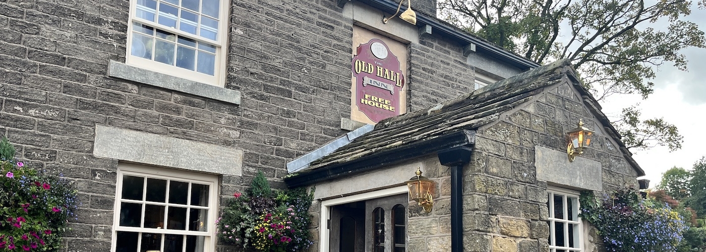 Exterior Of The Old Hall Inn Chinley