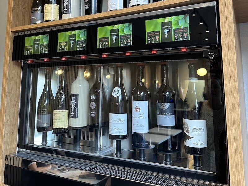Wine Jukebox At Provence In Spinningfields Manchester