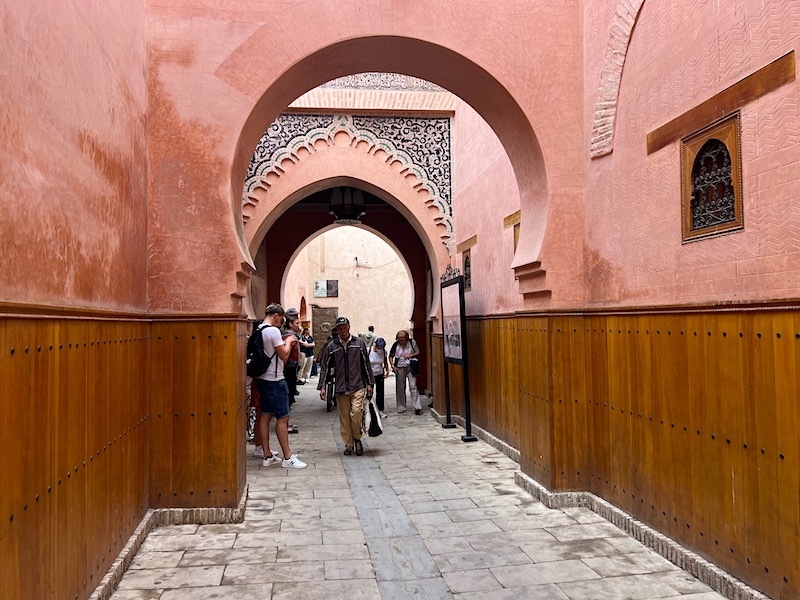 Ornate Arches On The Streets In Marrakech