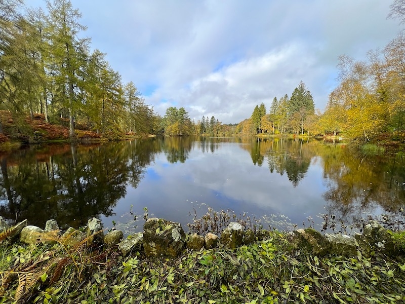 Lake View In Autum At The Lake House At Gilpin Lodge Cumbria