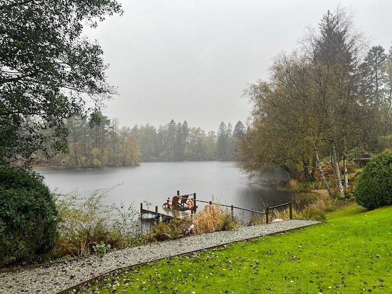 Lake In Autumn At The Lake House At Gilpin Lodge Cumbria