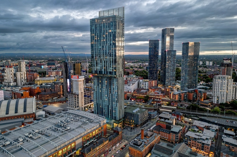 Manchester Beetham Tower Aerial 01
