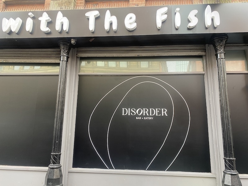 The Front Of Disorder Bar In The Northern Quarter Manchester