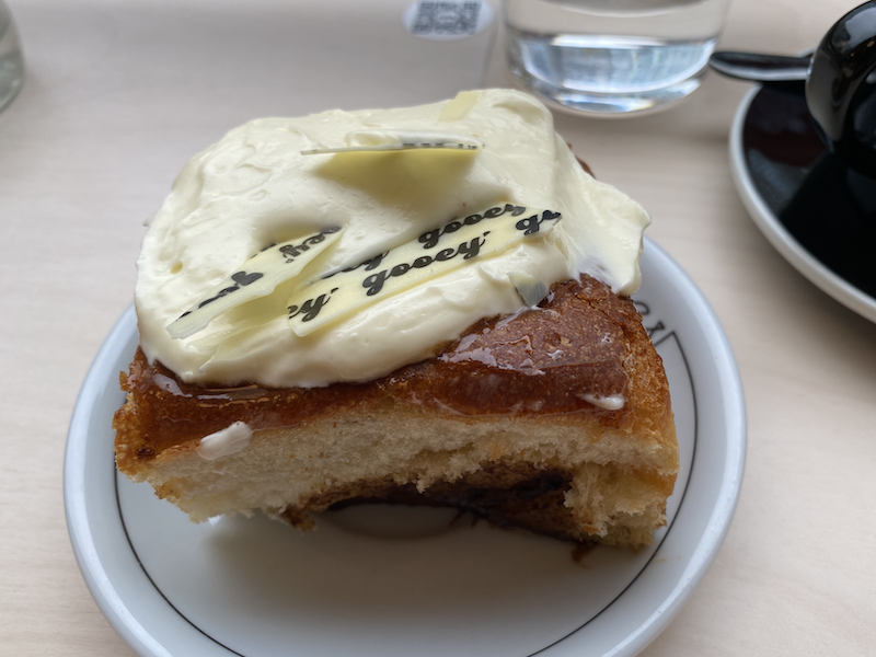 Cinnamon Roll From Gooey Bakery And Cafe High Street The Northern Quarter Review 2022