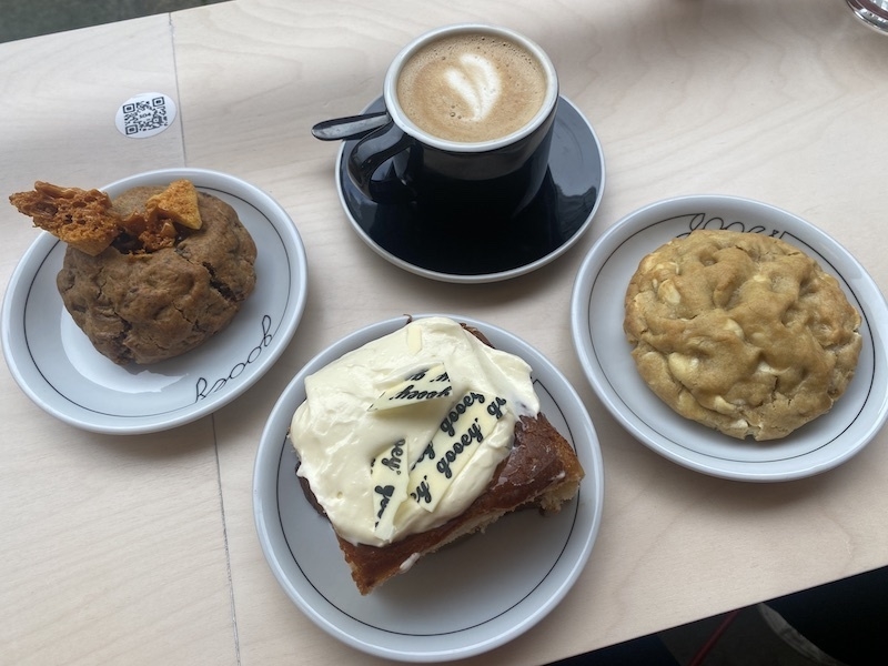 Gooey Cafe White Chocolate And Sticky Tofee Cookies And Cinnamon Roll Review 2022
