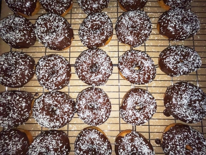 Plant-based doughnuts from Dohlightful GRUB's Indie Christmas Market