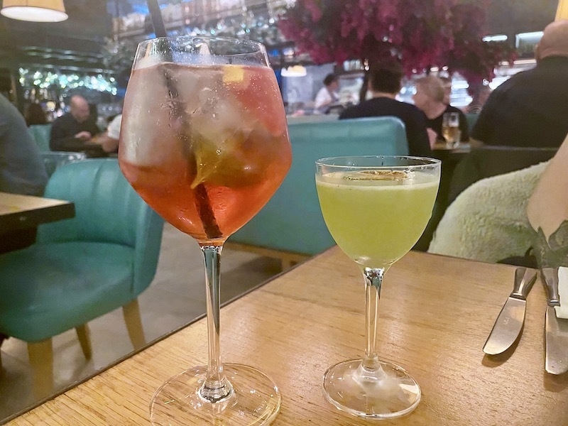 Riva Blu Liverpool Review Cocktails