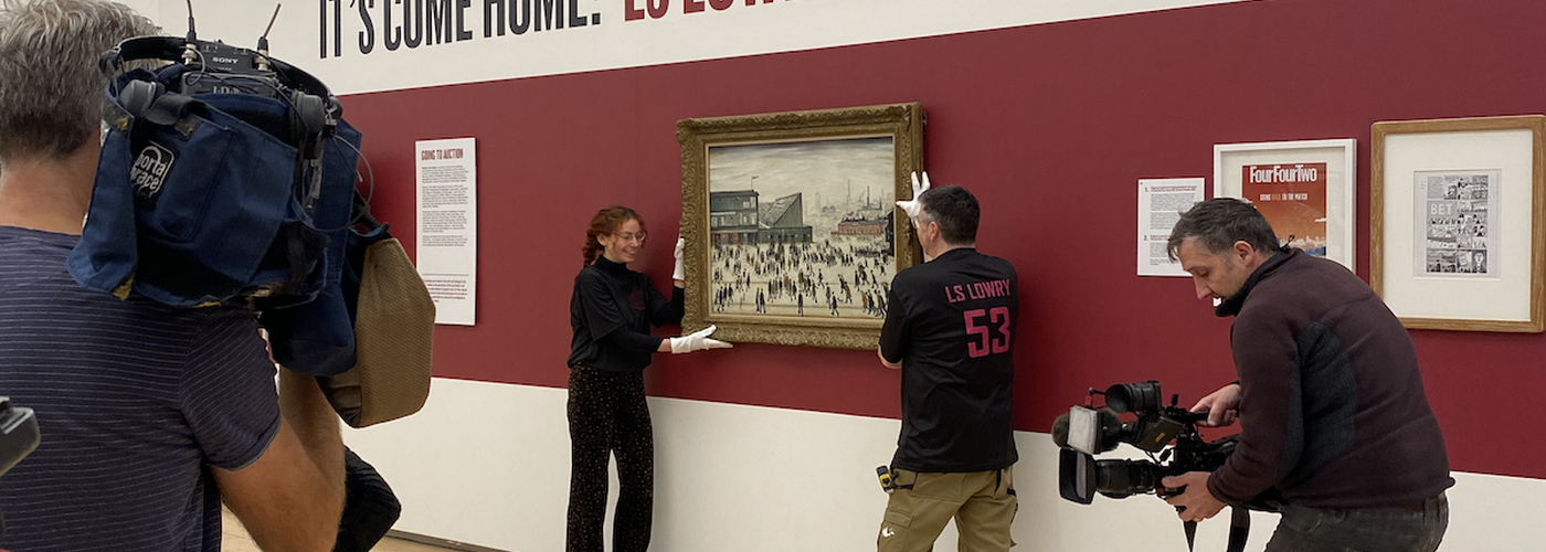 Header Ls Lowry Going To The Match Painting The Lowry 2022