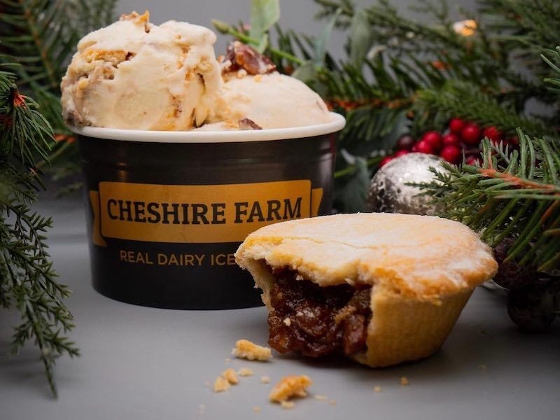 Mince Pie Ice Cream At Cheshire Smokehouse In Wilmslow