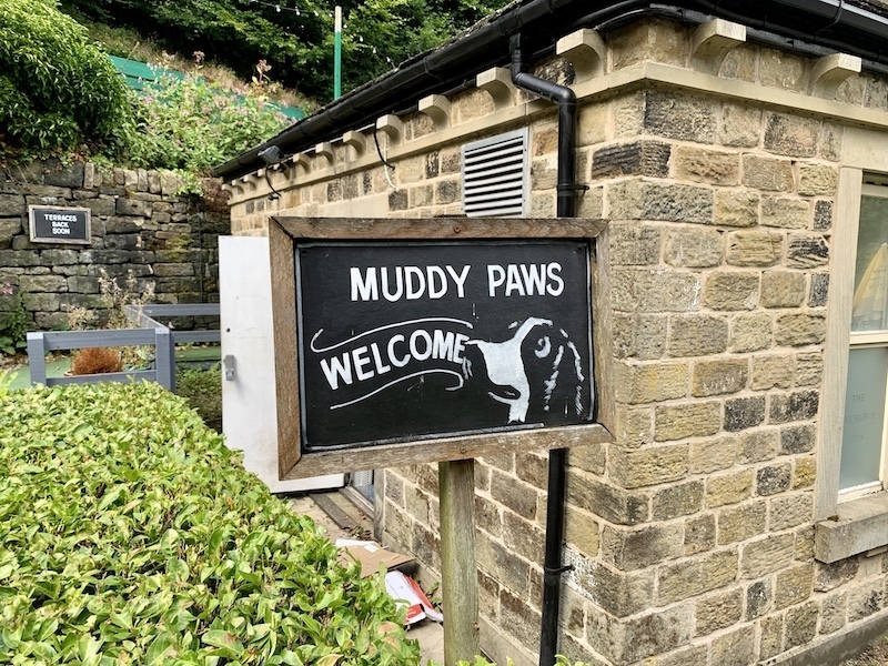 Muddy Paws Welcome Hinchliffe Arms