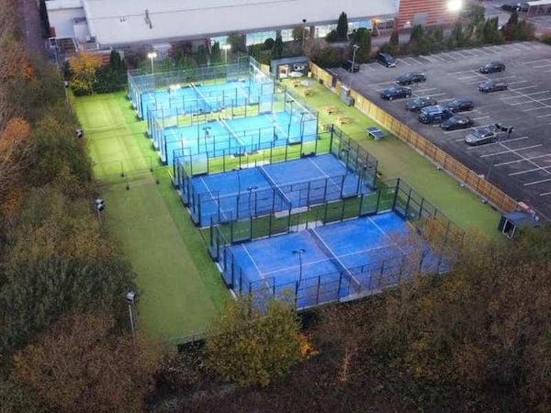 The Padel Clubs Four Courts In Wilmslow Manchester