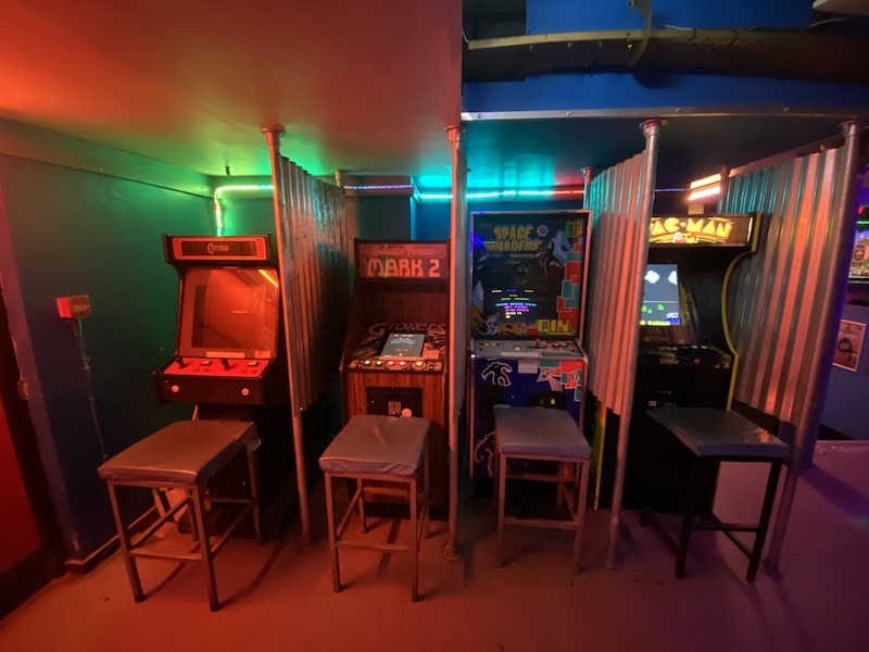 Arcade Machines At Fab Cafe Manchester
