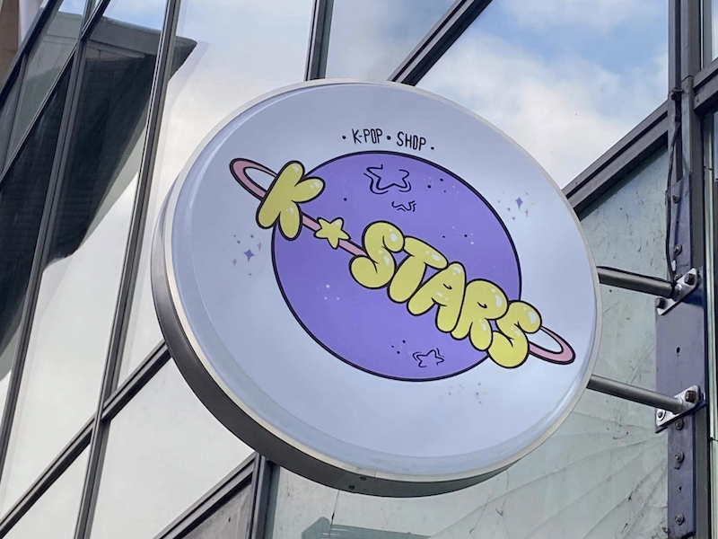 Kstars Kpop Shop Manchester City Centre Deansgate Signage