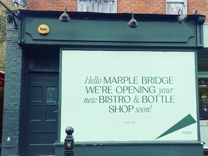 Fold Bistro And Bottle Shop Marple Bridge Exterior 2023