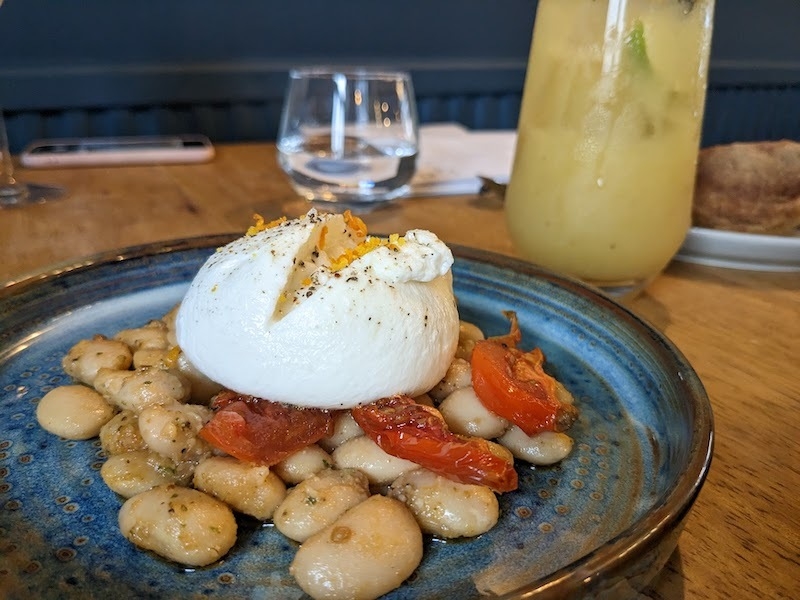 Burrata With Beans And Orange Zest Brooks Restaurant Brighouse Review 2023