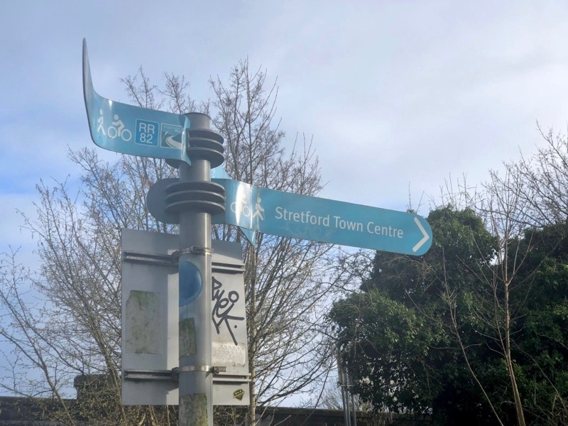 Stretford Town Centre Sign