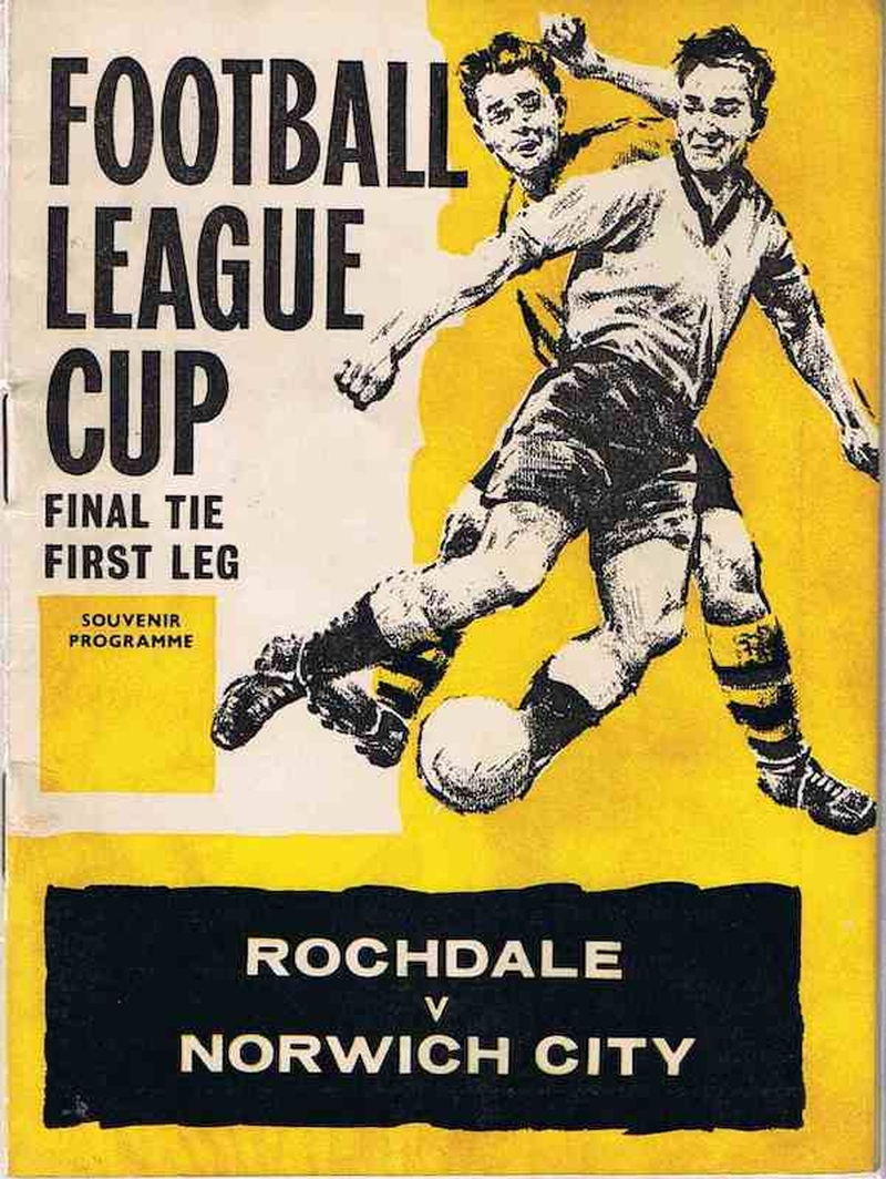 1962 Rochdale Home League Cup Final Prog